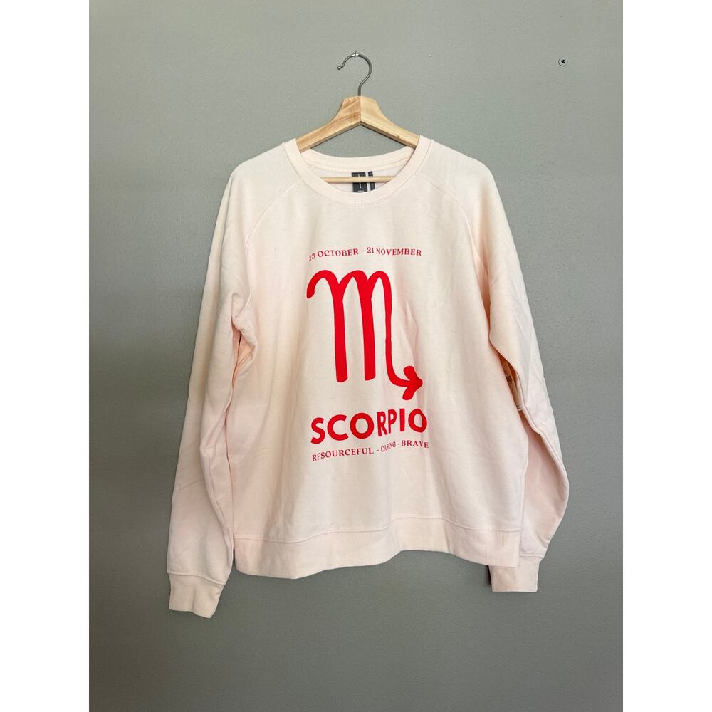 BY ANTHROPOLOGIE Zodiac Sweatshirt in Scorpio Size Large - Picture 4 of 8